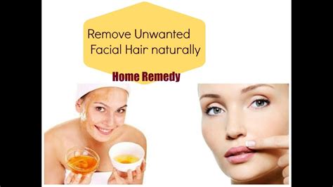 diy how to remove facial hair naturally at home remove unwanted facial hair home remedy youtube