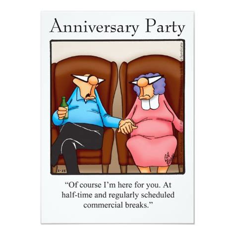 Funny Anniversary Party Invitation Spectickles