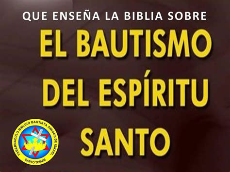Estudio Biblico El Bautismo Del Espiritu Santo El Blog Del Pastor