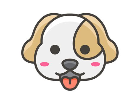 Dog Face Emoji Png Transparent Emoji