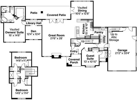 Most finished seattle attics are large open spaces or contain a few small bedrooms, but no bathroom. House Plan No.342023 - pantry/utility/mudroom entry from ...