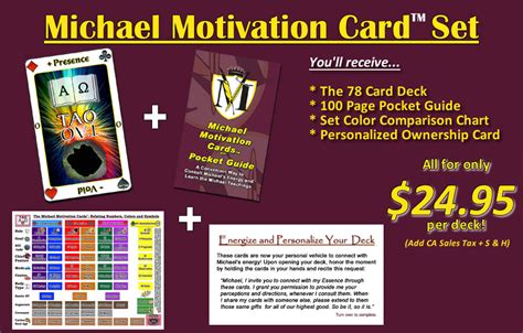 The Michael Motivation Cards Have Arrived Citizen Of Earth™