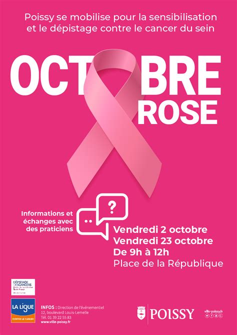 Octobre Rose Journée Dinformation Et De Sensibilisation Au Dépistage