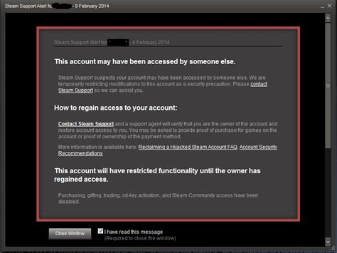 Account Locked For Being Hijacked Rsteam