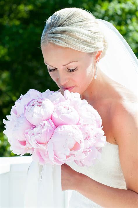 Light Pink Peonies Bridal Bouquet