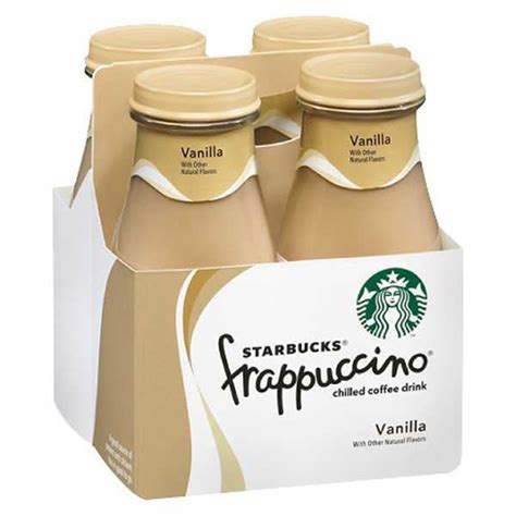 Starbucks Vanilla Frappuccino 9 5 Oz Glass Bottles Pack Of 4