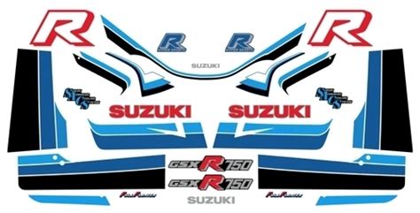 Front set of 2x brake discs a.b.s. 1986 GSX-R750 Blue/White Decal Kit | RDdecals.com ...
