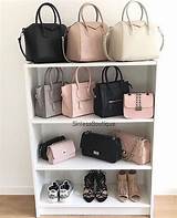 Photos of Handbag Storage Shelves