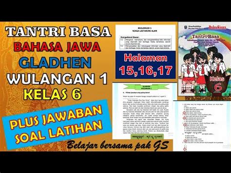 Bahasa Jawa Gladhen Wulangan Tantri Basa Kelas Plus Jawaban Kaca Halaman Youtube