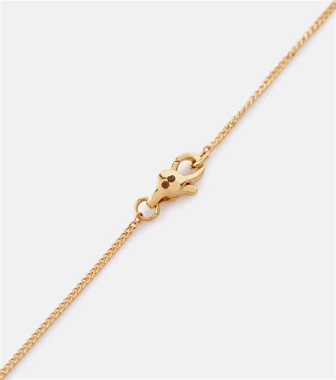 Gucci Banana 18kt Gold Necklace With Diamonds Mytheresa