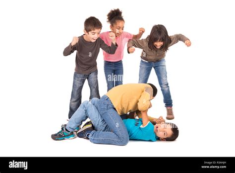 Teenagers Fighting At School Hi Res Stock Photography And Images Alamy