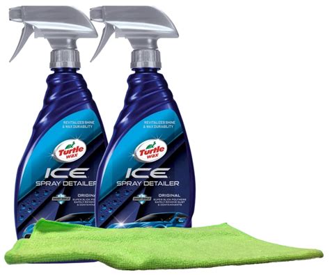 Turtle Wax Ice Premium Care Spray Detailer 20 Oz Bundle With