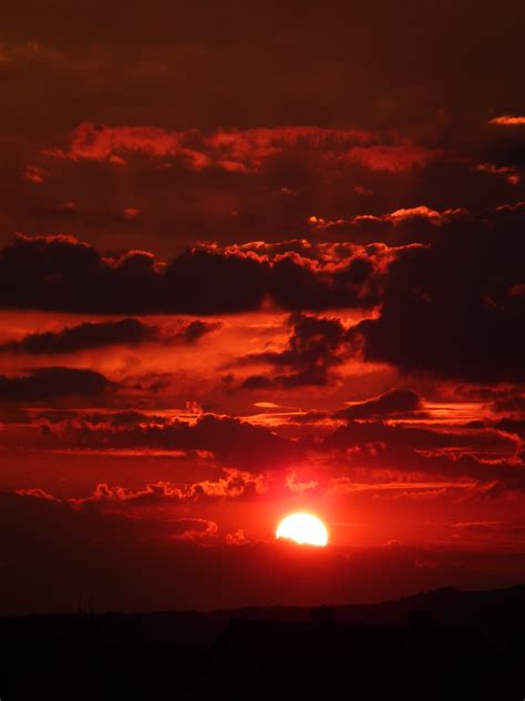 Black Clouds During Sunset Free Image Peakpx