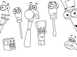 Handy Manny Tools Coloring Pages at GetDrawings | Free download