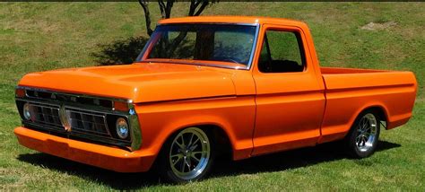 77 Ford F 100 The Truck Makes Orange Look Good