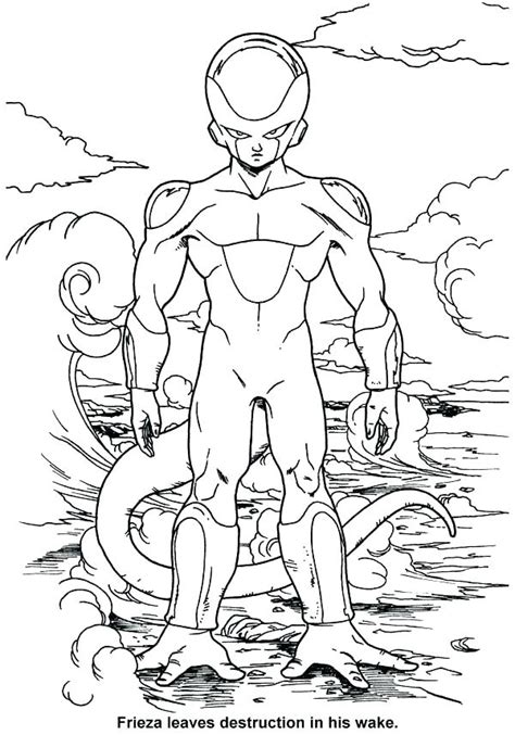 Frieza Coloring Pages At Getdrawings Free Download