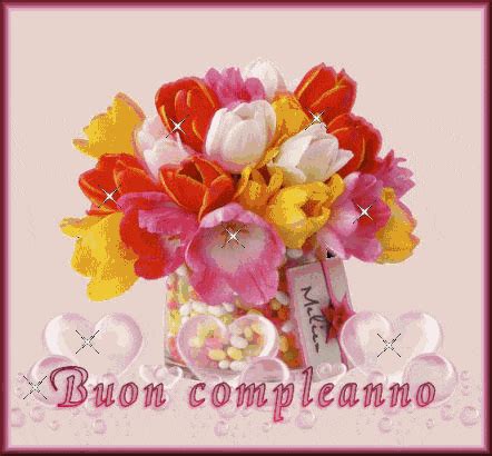In molti cercano immagini divertenti e carine da inviare. Buon Compleanno mazzo di fiori colorati | Buon compleanno ...