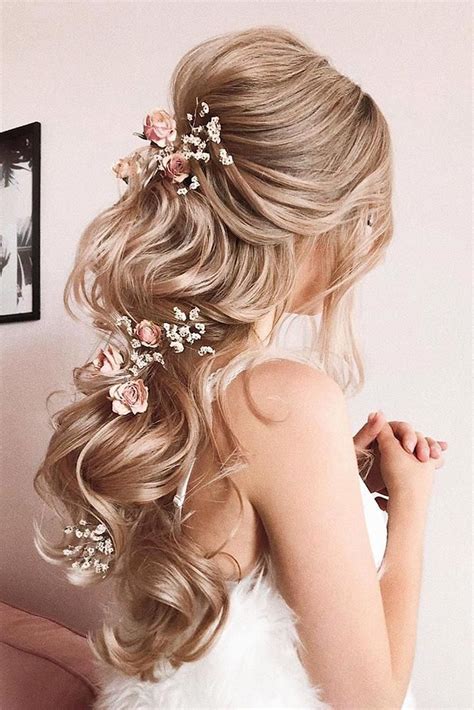 33 Wedding Hairstyles With Hair Down Wedding Hairstyles Down Long