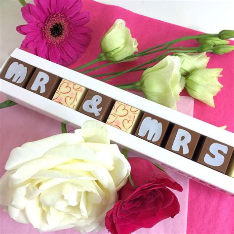 Personalised Chocolates For Wedding Favours By Cocoapod Chocolates