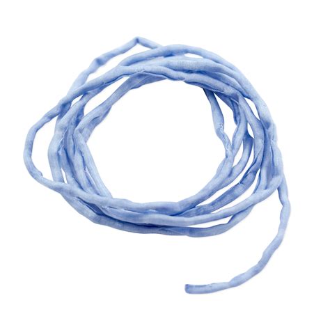 Light Blue Silk String Ribbon 42 Inches
