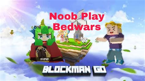 Noob Play Bedwars Blockman Go Youtube