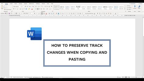 How To Preserve Track Changes When Copy And Pasting Using The Spike In