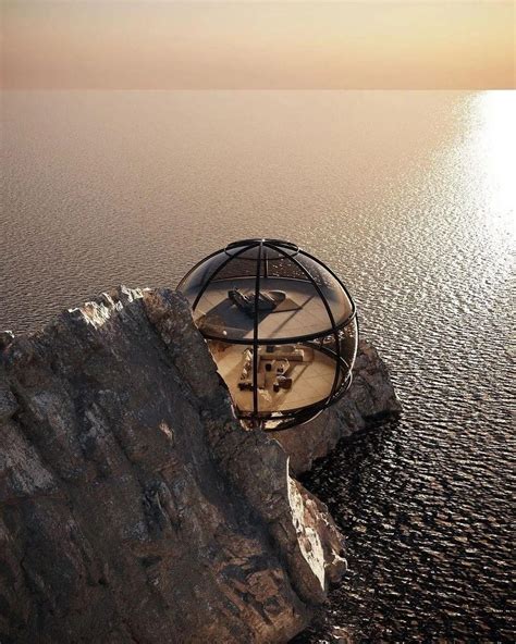 A Minimalist Glass Cabin Hovers Over A Cliff Edge By Yakusha Design Artofit