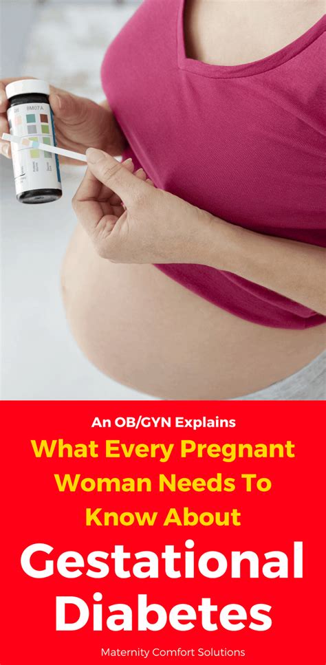 What Pregnant Women Need To Know About Gestational Diabetes