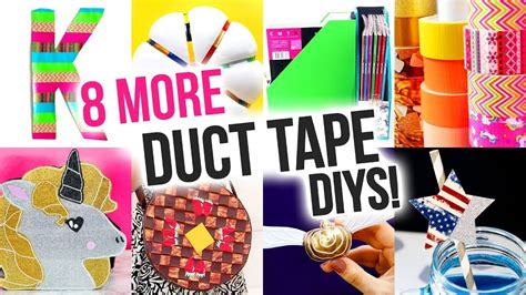 8 Easy Duct Tape Diy Ideas Youtube
