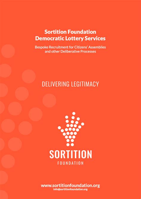 democratic lottery services sortition foundation