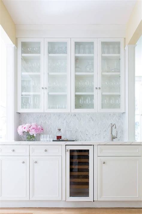 Check spelling or type a new query. Glass Front Cabinets Over Wet Bar Sink - Transitional ...