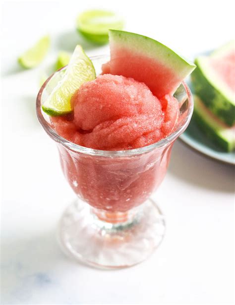 Watermelon Sorbet No Ice Cream Maker Needed Detoxinista