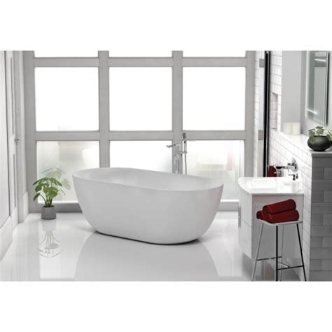 Knightsbridge White Bath Including Waste 1800 X 860mm Nandc Tiles And