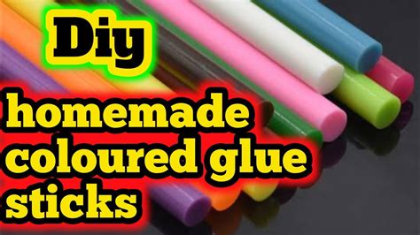 Homemade Glue Stickhomemade Glue Gun Sticksdiy Colour Glue Stickdiy