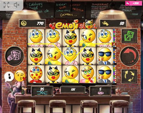 emoji slot machine game play