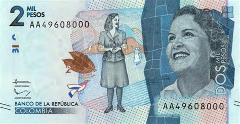 conoce el nuevo billete de 2 000 pesos de colombia numismatica visual