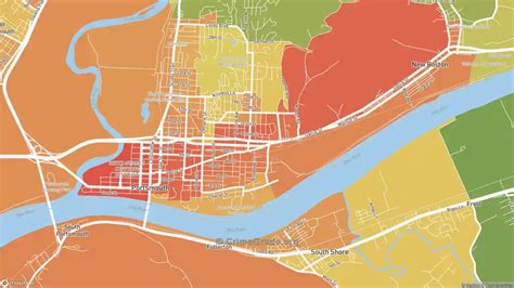 The Safest And Most Dangerous Places In 4th Ward Portsmouth Oh Crime Maps And Statistics