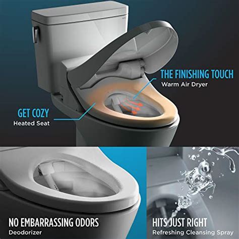 Toto Sw2043r01 C200 Electronic Bidet Toilet Cleansing Water Heated