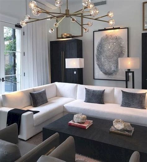 45 Cozy Black And White Living Room Design Ideas Modern