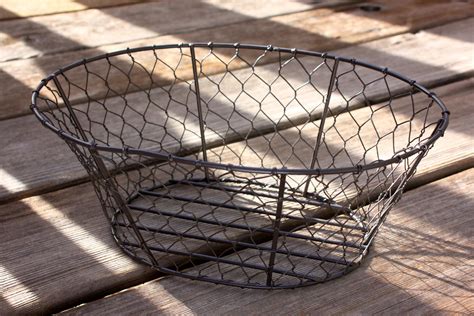 Vintage Inspired Wire Basket On Luulla