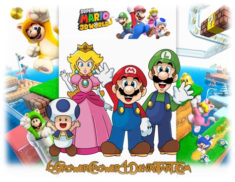 Image Super Mario 3d World Personajes By 6growercrower4 D6sxlk1png