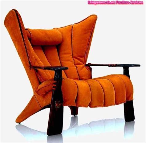 Orange Accent Chairs With Arms Living Room Chairs Small Living Room