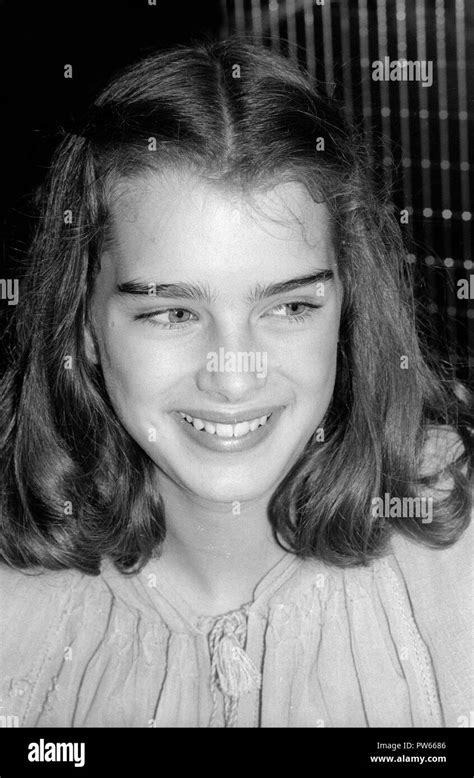 Brooke Shields Black And White Stock Photos And Images Alamy