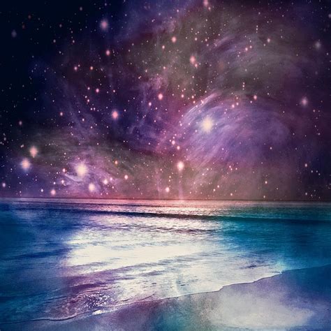 Galaxy Waves 22 Lavender Glow Digital Art By Don Depaola