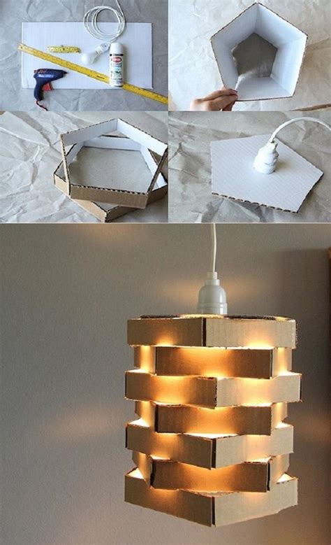 17 Lámparas Creativas Hechas A Mano Diy Lanterns Diy Floor Lamp
