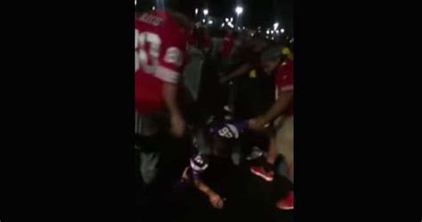 Video Shows Brtual Parking Lot Attack After 49ers vs Vikings MNF Game