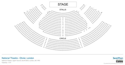 National Theatre Olivier London Seating Plan And Seat View Photos