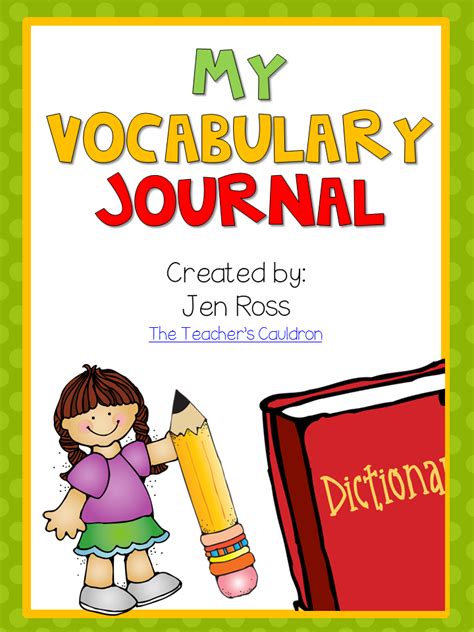 Vocabulary Journals In The Works Teacher By The Beach