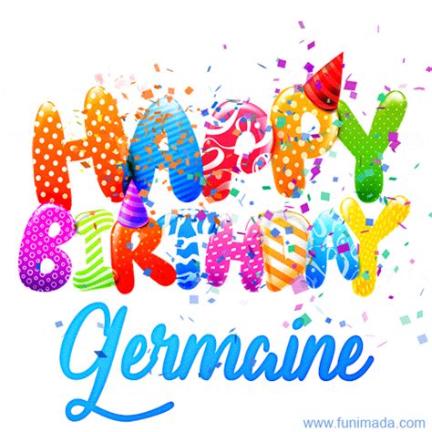 Happy Birthday Germaine Creative Personalized  With Name