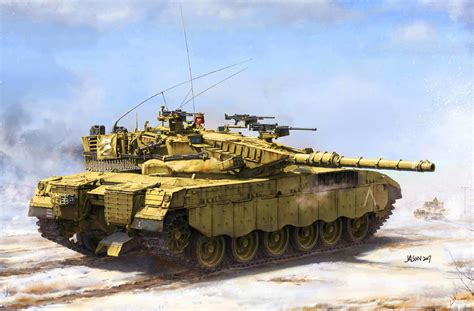 MERKAVA Mk 1 Hybrid Israeli Main Battle Tank By Takeshi Kurokawa